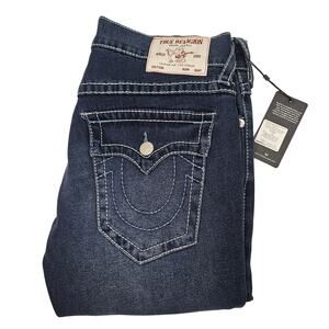 True Religion Rocco Big T Flap Skinny in Dark Woodland Wash 34x32